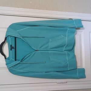 GAP zip hoodie in aqua